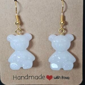 Resin Bear Earrings